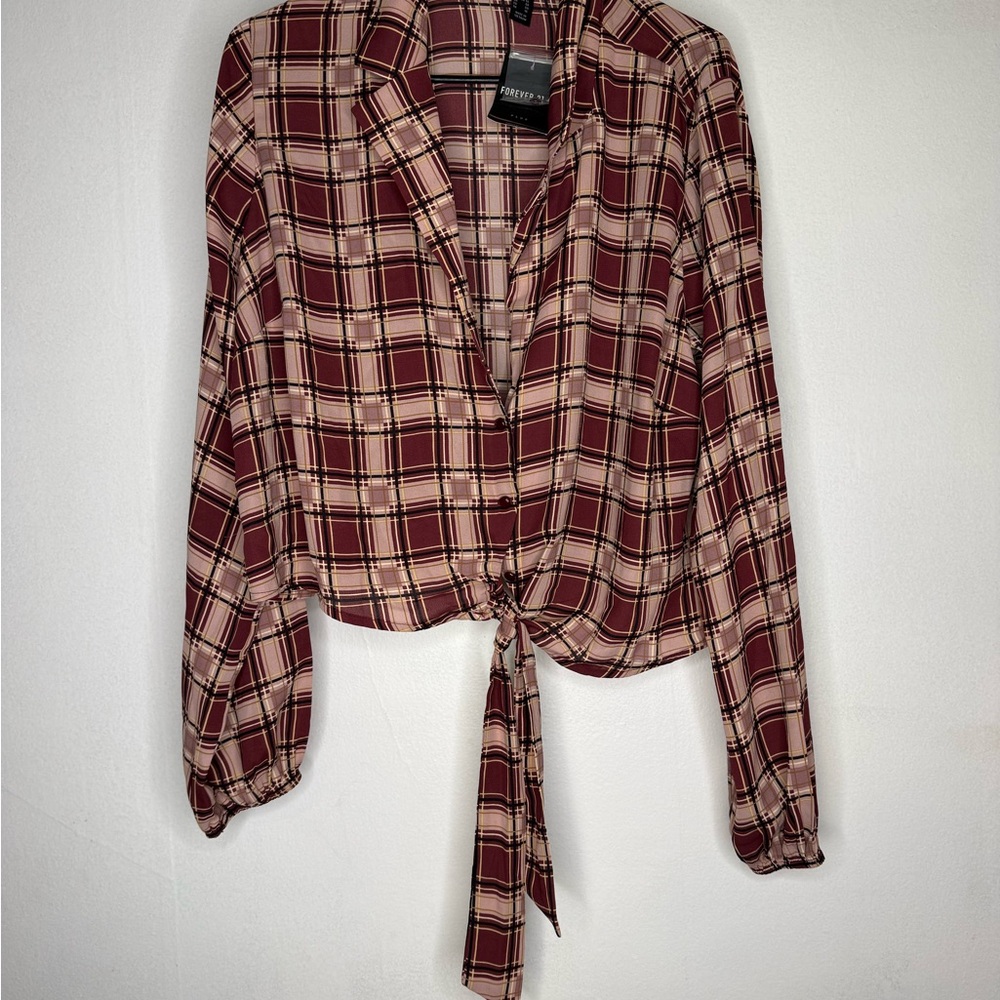 Forever 21 Checkered Button-Down Shirt - NWT